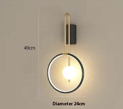 Wall Lamp Bedroom Bedside Entry Lux Style Modern Minimalist Internet-famous