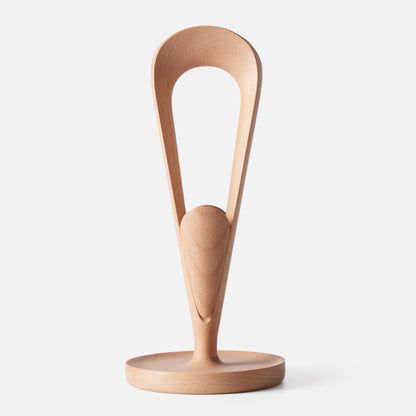 Soporte para auriculares de madera maciza de nogal negro