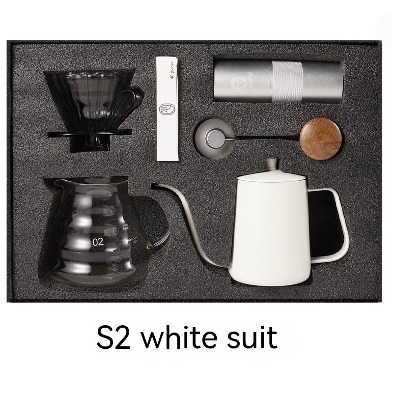 Ensemble de café à main de Style Simple américain, ensemble de cinq pièces avec cafetière, cadeau