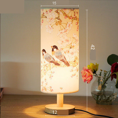 Nouvelle lampe de table de chevet de chambre chinoise moderne