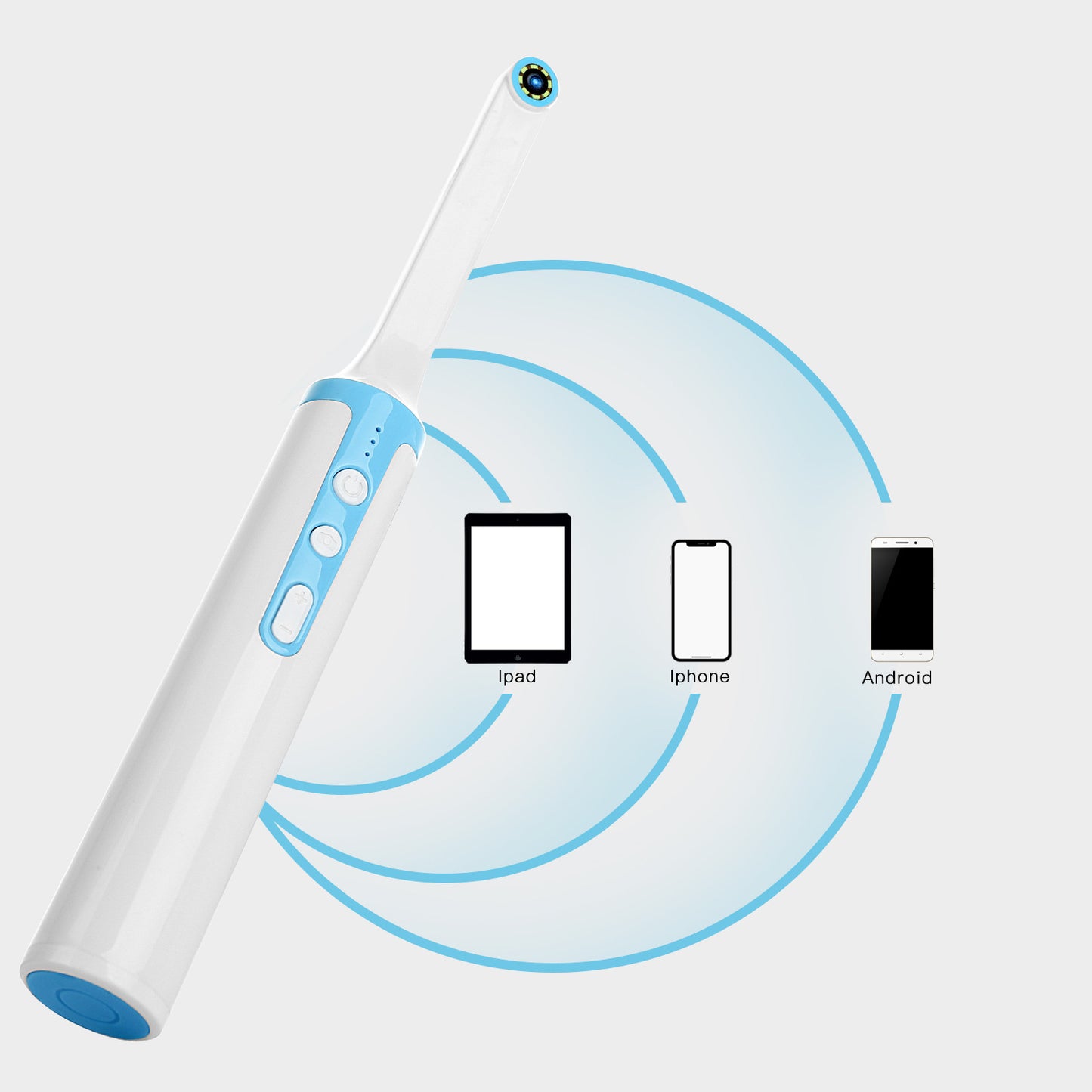 Instrument de laryngoscopie dentaire visuelle sans fil Wifi