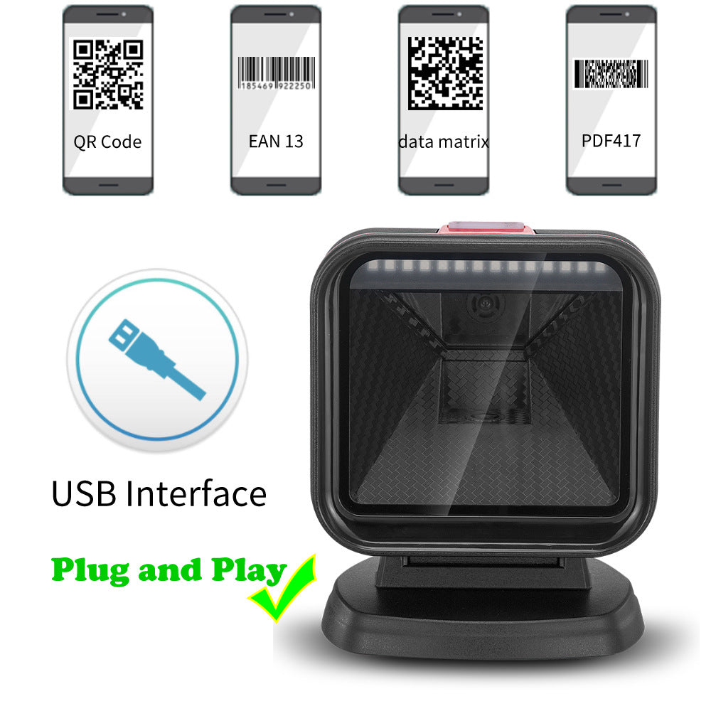 QR Code Platform Barcode Scanner Supermarket Checkout Payment