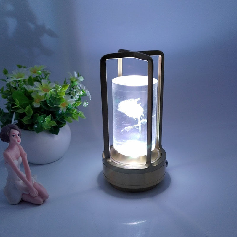 Luz de camping retro con carga USB Luces decorativas minimalistas y de lujo