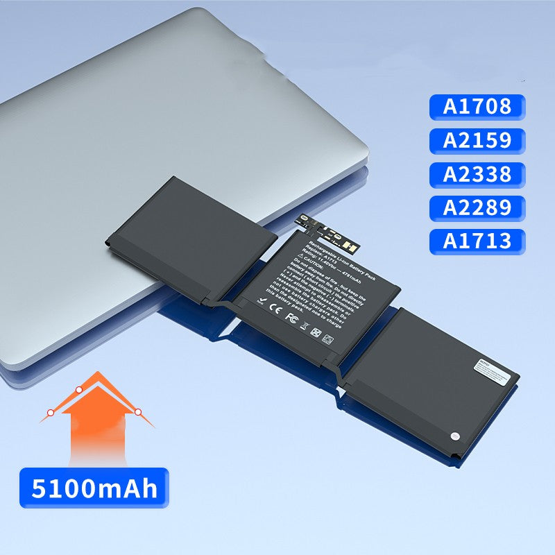 Batterie Macbook Air Pro adaptée au remplacement de la batterie de l'ordinateur portable A1466 A1502 A1398