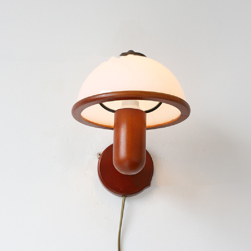 Solid Wood Japanese Retro Wall Lamp