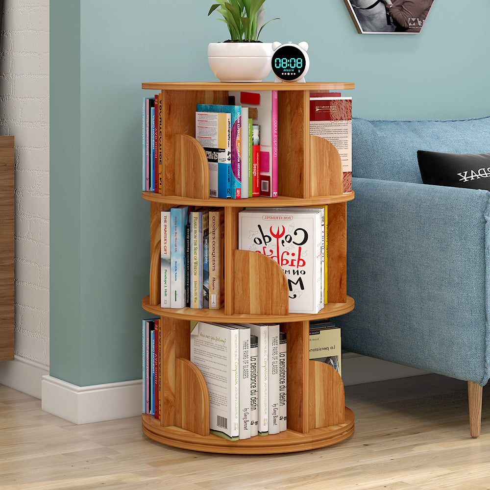 Children's Fashionable Rotatable Floor Shelf Bookshelf