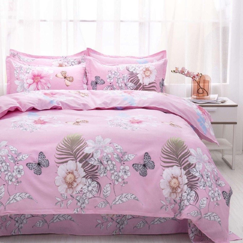 Ensemble de quatre pièces Housse de couette Une pièce Simple Double Drap de lit épais Ensemble de trois pièces