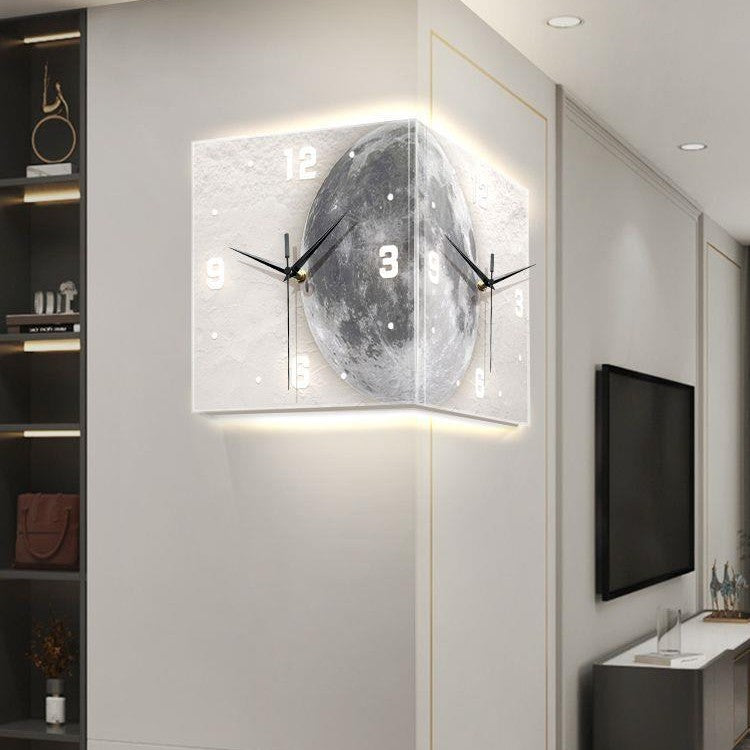 Double Sided Luminous Creative Clock