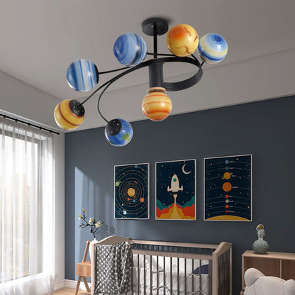 Children's Room Bedroom Creative Cartoon Universe Personality Lighting