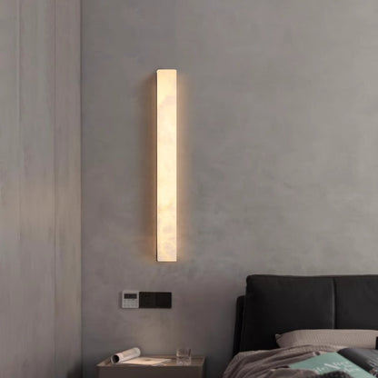 Lámpara de pared de mármol de lujo moderna y ligera con diseño simple