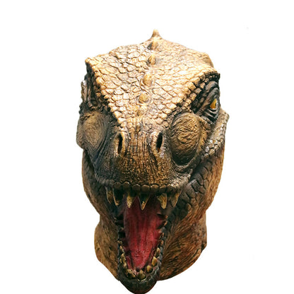 Masque de dinosaure tyrannosaure Rex, Costume de Cosplay d'halloween pour hommes et femmes, accessoires de carnaval, casque complet