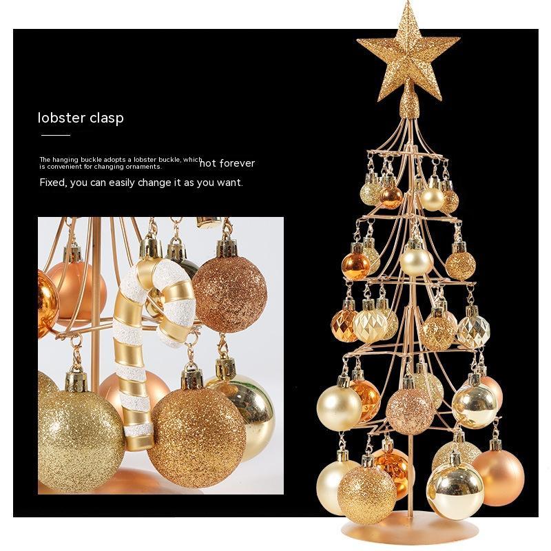 Christmas Fashion Simple Iron Desktop Decorations