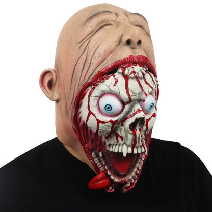 Halloween Horror Alien Demon Mask Big Mouth Zombie