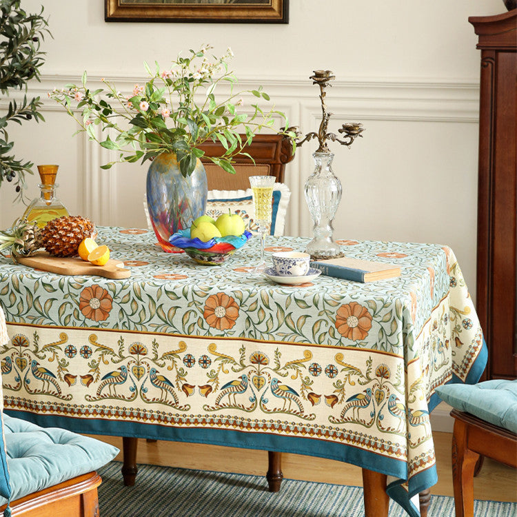 Home Fabric Atmosphere Sense Coffee Table Rectangular Tablecloth