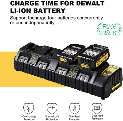 Convient au chargeur rapide DCB104 d'outils électriques