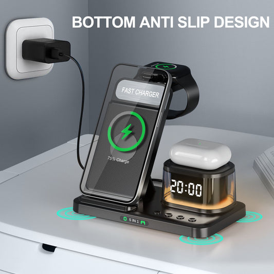 Creative Wireless Charging Three-in-one Folding Bracket