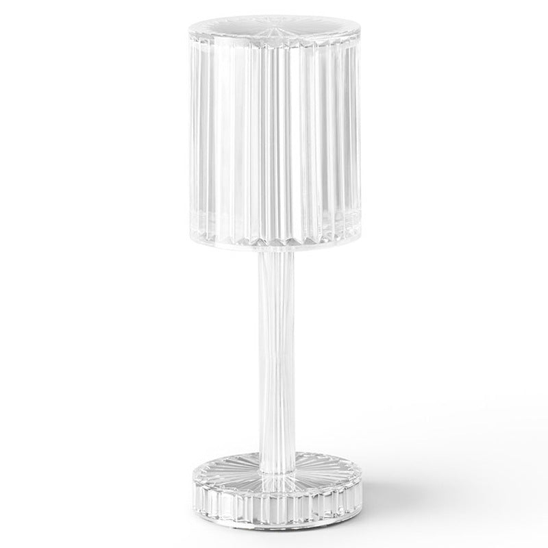 Bar restaurante mesa atmósfera lámpara de mesa LED carga acrílico Lámpara de mesa de cristal táctil luz de noche junto a la cama