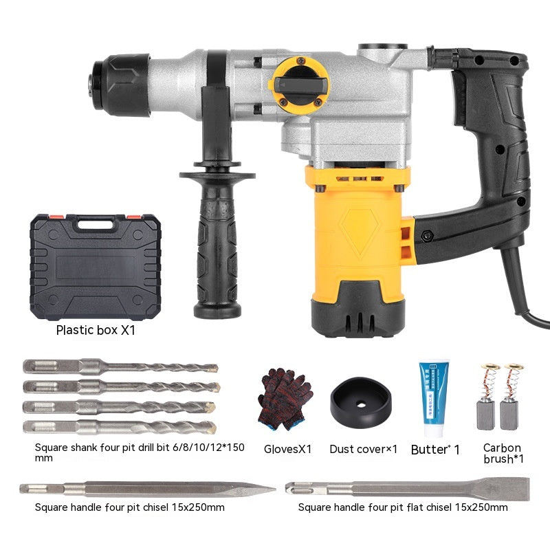 Copper Electric Hammer Electric Pick Multifunctional Impact Drill