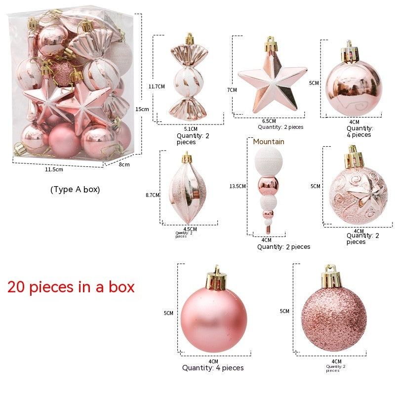 Coffret cadeau de décorations de Noël avec pendentif