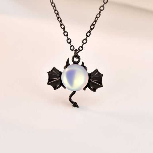 Collier Démon en Argent Sterling Bijoux Halloween