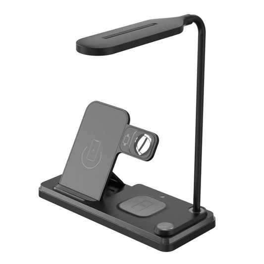 Lámpara De Mesa Plegable Multifuncional 4 En 1 Carga Rápida De 15W