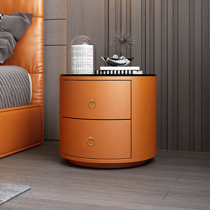 Round Bedside Table Intelligent Multi-function Audio Cabinet