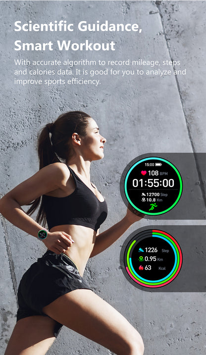 Montre intelligente IMILAB KW66 hommes Bluetooth IP68 étanche Sport Fitness Tracker-noir