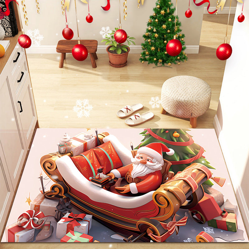 Christmas Home Decorative Bay Window Bedside Carpet