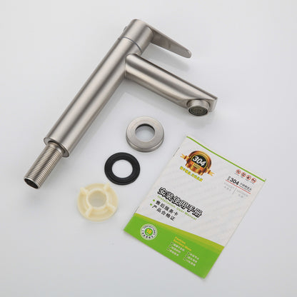 Stainless Steel Single Cold Basin Tap