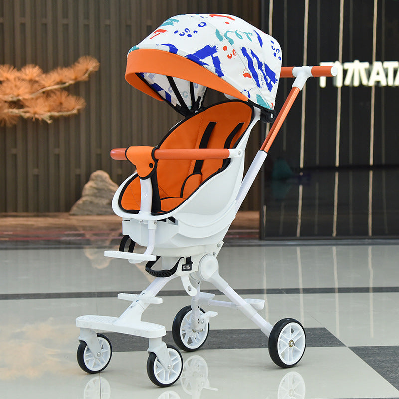 Chariot portable pour bébé élégant et personnalisé