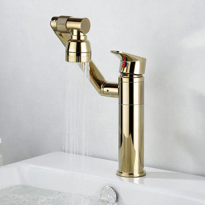 Single Wrench Type Washbasin Faucet For Home Use