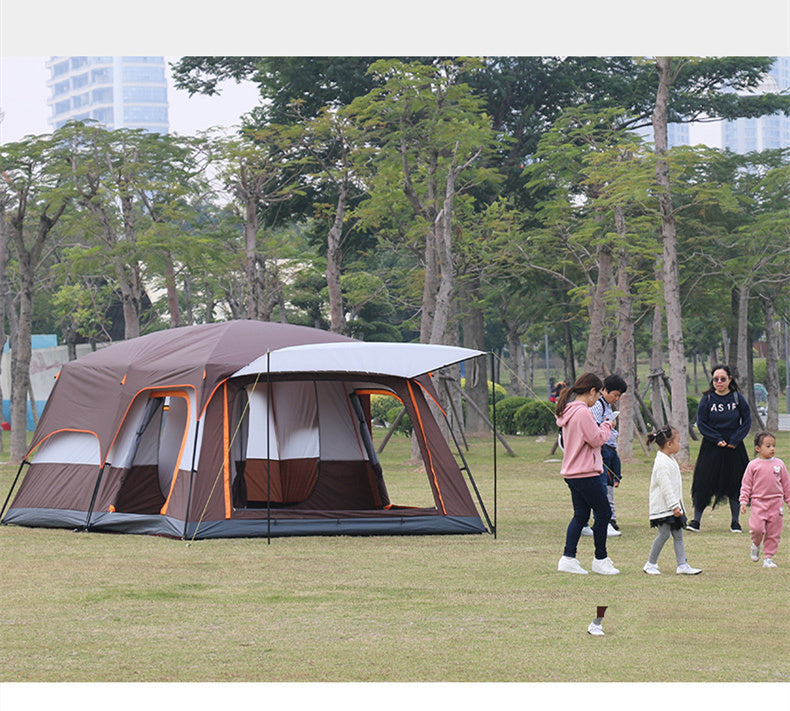 Multipersona Camping Engrosamiento A prueba de lluvia Portátil