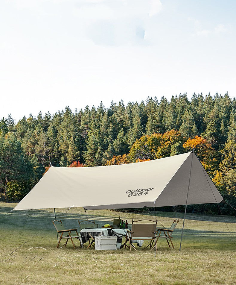 Abri anti-pluie pour pique-nique et protection solaire pour tente de camping