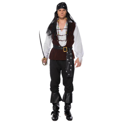 Vêtements de cosplay pour hommes Vêtements d'Halloween Pirates des Caraïbes