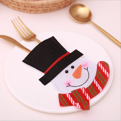 Christmas Decorations Table Knife And Fork Bag