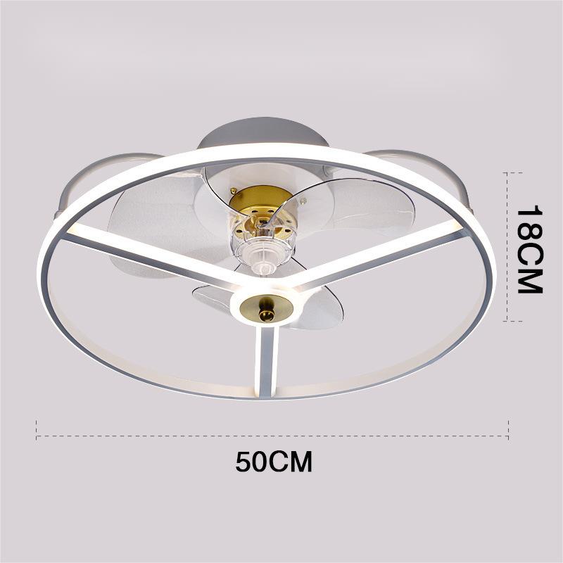 Ceiling Fan Lamp Nordic Creative Modern Invisible Chandelier