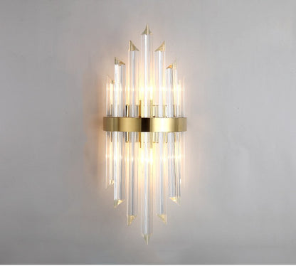 Modern Living Room Light Luxury Crystal Creative Wall Lamp