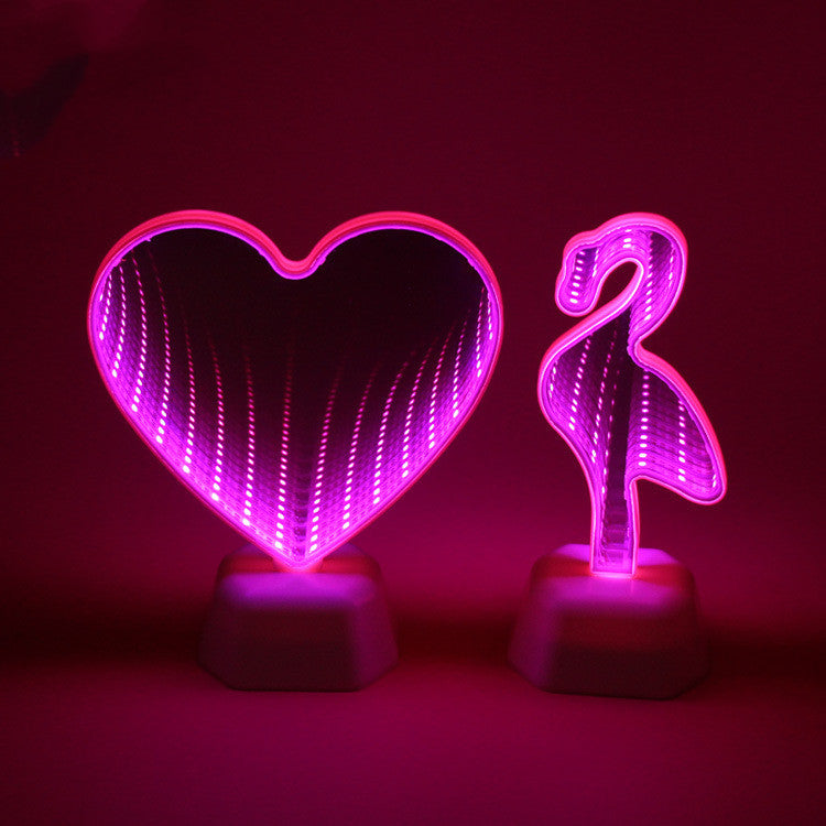 Lumière LED créative double face pour tunnel d'amour