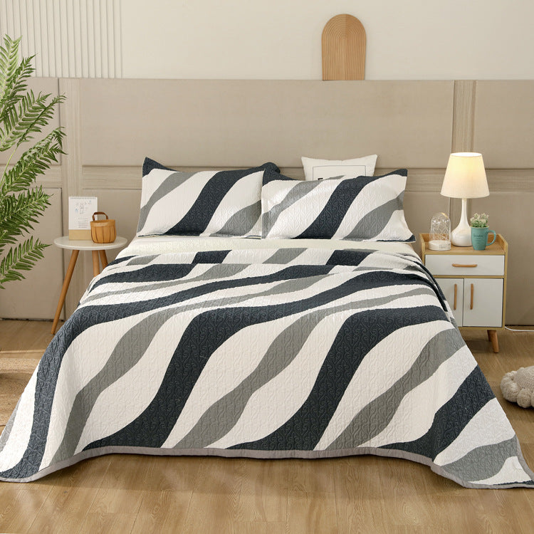 New Cotton Bed Cover Three-piece Set