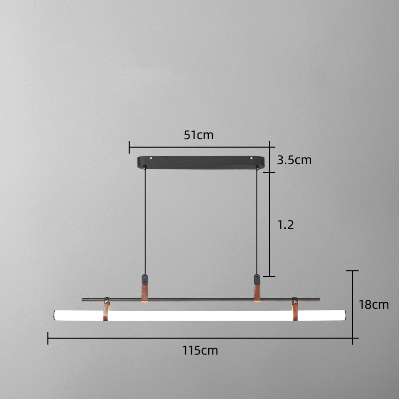 Lampe suspendue à une ligne pour comptoir de bar de restaurant