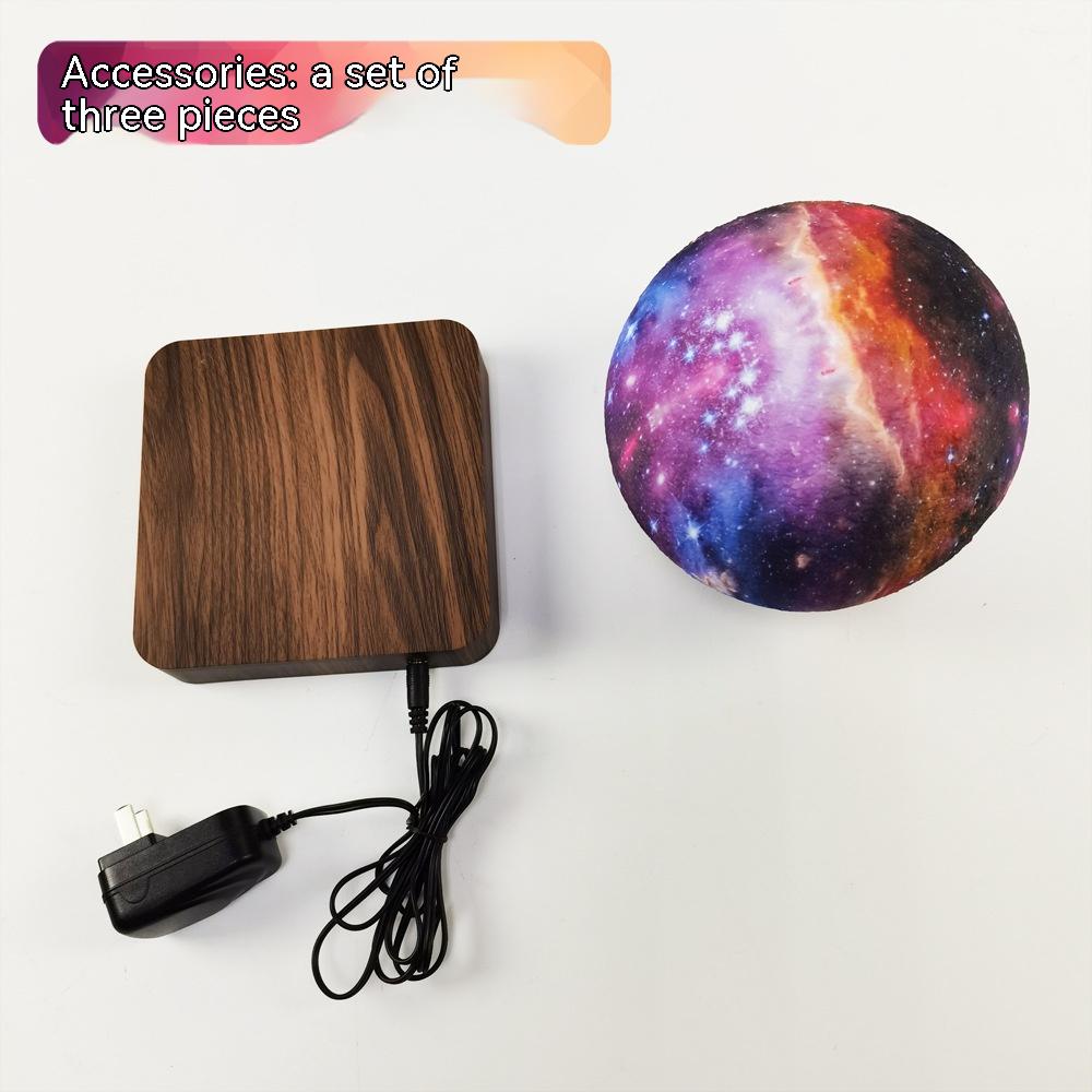 Suspension Magnétique Galaxy Star Light Black Technologie Impression 3D