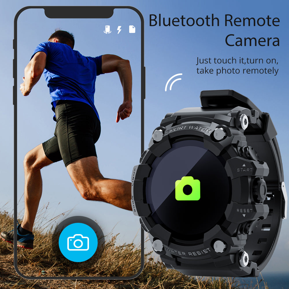 Montre connectée Bluetooth, exercice en plein air, fréquence cardiaque, pression, oxygène sanguin