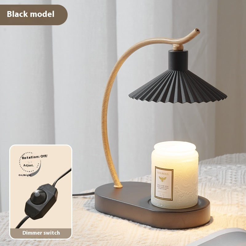 Pleated Iron Aromatherapy Wax Retro Atmosphere Table Lamp