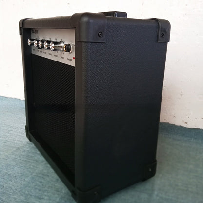 Caja de altavoz de guitarra eléctrica de 20W, caja de electricidad, altavoz de guitarra de madera, juego y canto folclóricos