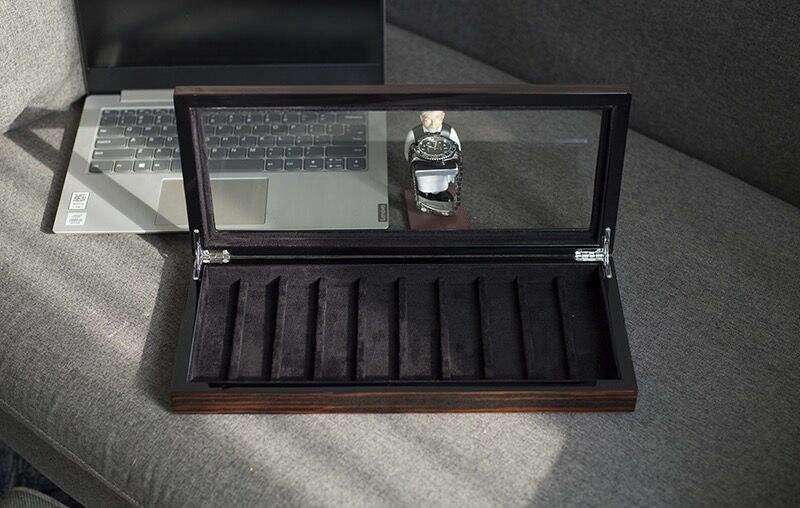 Watch Storage Case Multi-lattice Band Dial Display