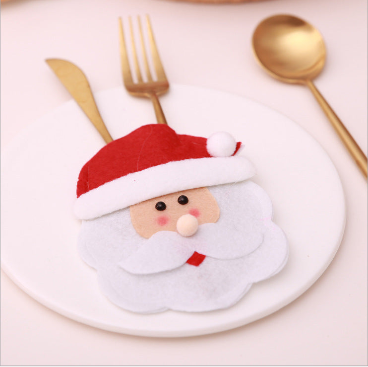 Christmas Decorations Table Knife And Fork Bag