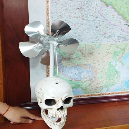 Halloween Day Of The Dead Windmill Rotating Skull Crafts