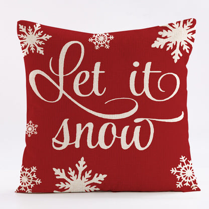 Home Fashion Simple Christmas Pillow Cover