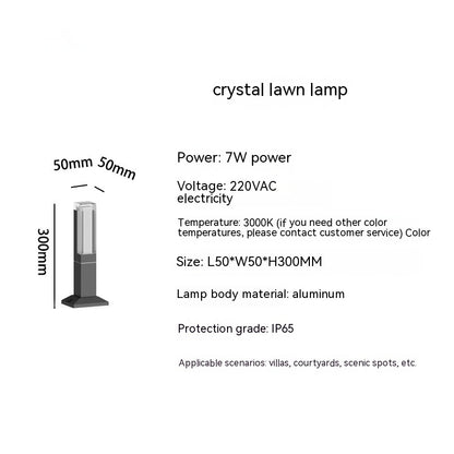 Lámpara de césped exterior impermeable LED paisaje