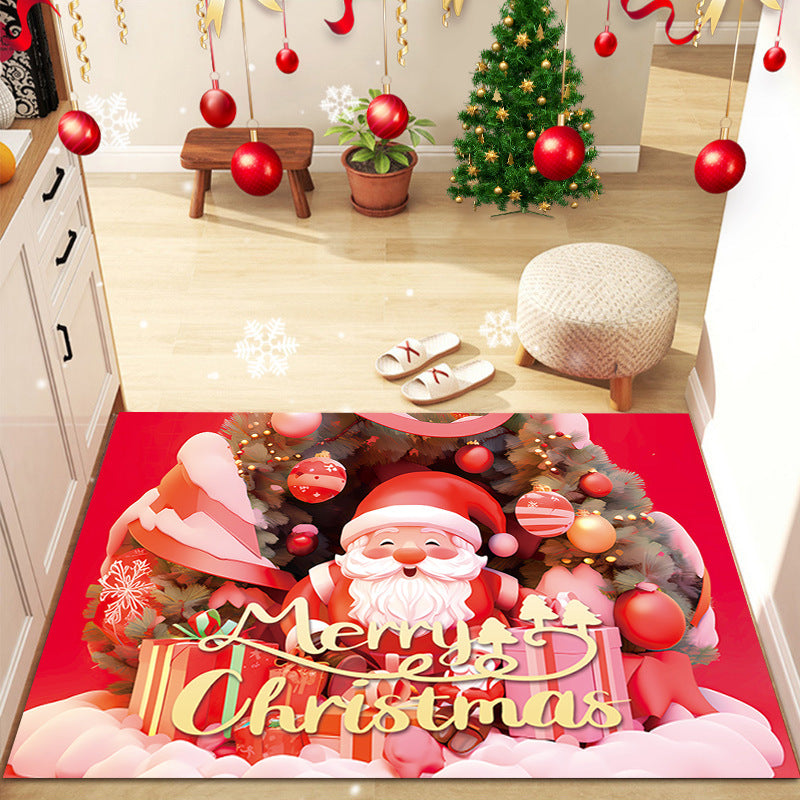 Christmas Home Decorative Bay Window Bedside Carpet